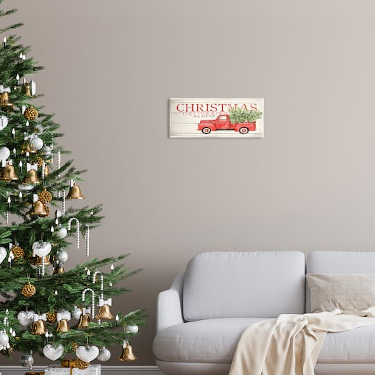 Stupell Industries Christmas Deliveries Red Truck Wall Plaque Art